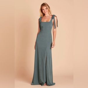 Alex Convertable Dress for Birdy Grey in Crepe Sea Glass